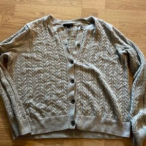 Banana republic factory eyelet cardigan L